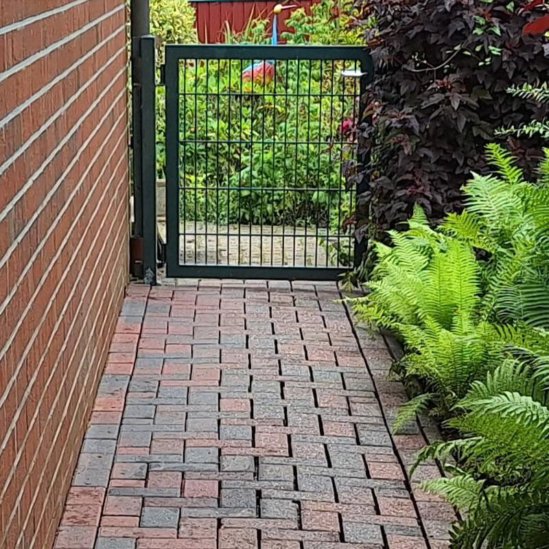 Grün Grau Pflasterreinigung Galerie 11 Nachher