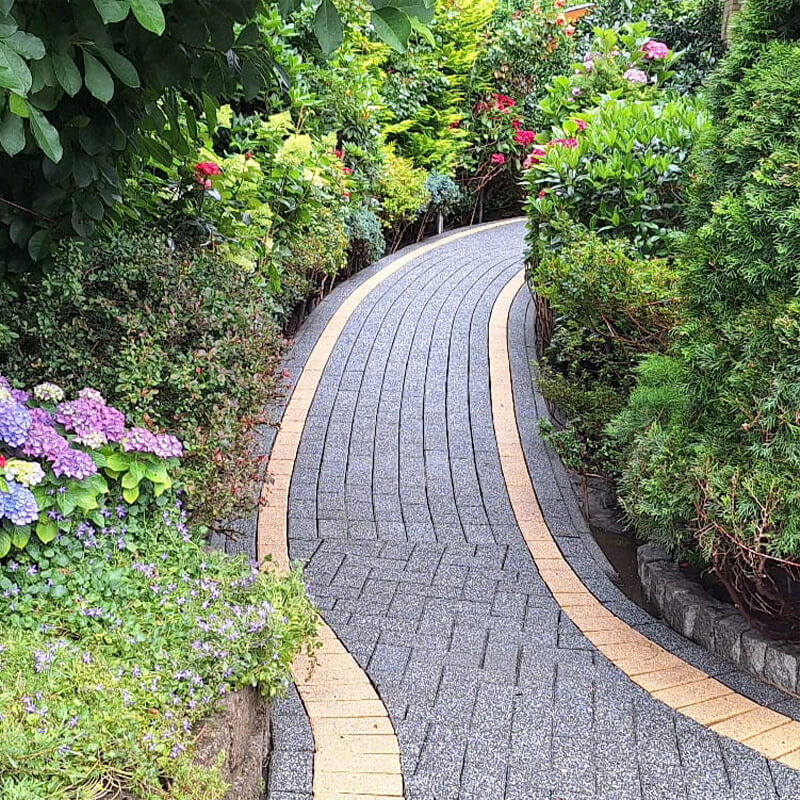 Grün Grau Pflasterreinigung Galerie 9 Nachher